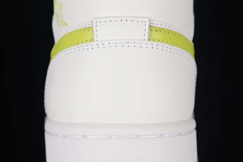 All Categories Air Jordan Jordan Series Basketball Shoes Air Jordan 1 Mid Air Jordan 1 Mid "White Lime" AJ1 Joe 1 Green Lime China Basketball Shoes BQ6472-131